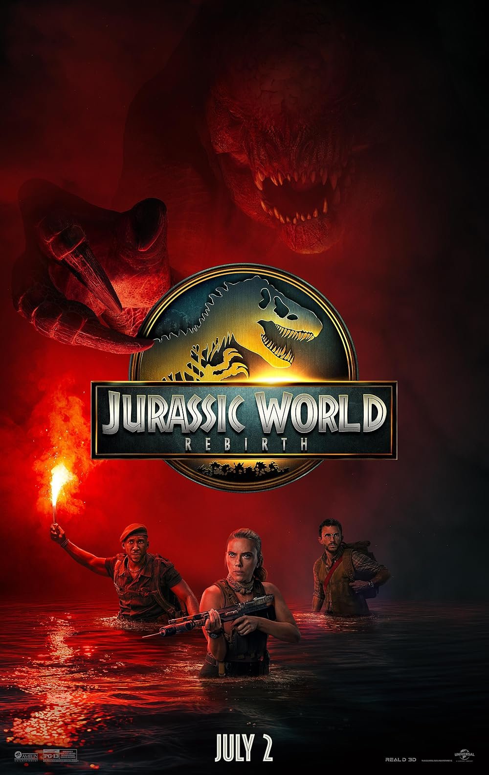 Jurassic World Rebirth Movie Poster