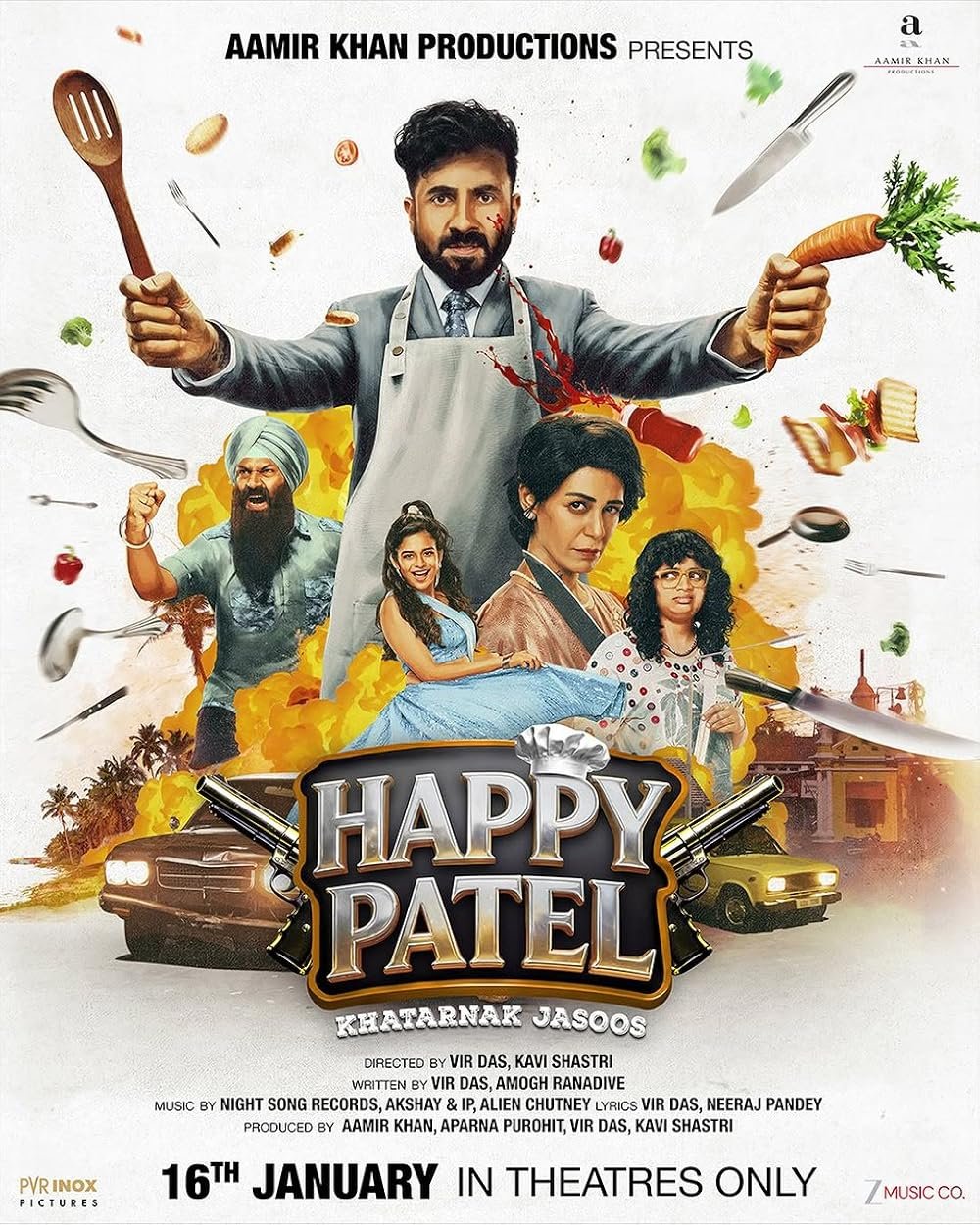 Happy Patel: Khatarnak Jasoos Movie Poster